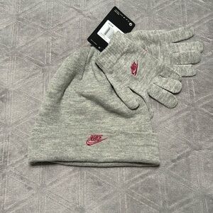 Nike youth hat and mittens